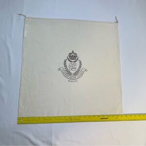 Ralph Lauren Cream Dust Bag, 100% Cotton